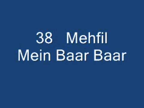 Mehfil Mein Baar Baar Lyrics Lyrics