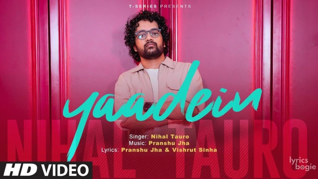 यादें Yaadein Lyrics Lyrics